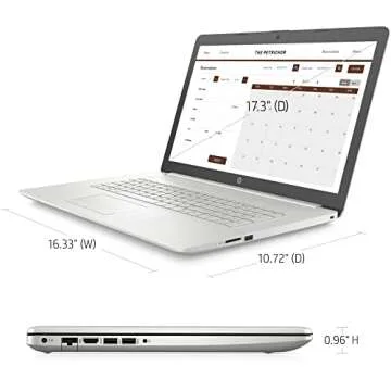 HP 2022 17.3" HD+ Intel Core i3 Laptop with 1TB SSD