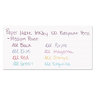 Paper Mate InkJoy Assorted Color Ballpoint Pens 8 Count