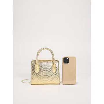 GORGLITTER Women's Small Crossbody Bag - Chic Satchel Purse