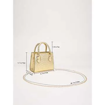 GORGLITTER Women's Small Crossbody Bag - Chic Satchel Purse