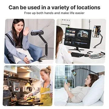 Versatile iPad Holder for Desks and Beds