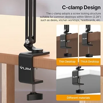 Versatile iPad Holder for Desks and Beds