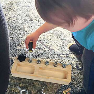 14 Pcs Montessori Screwdriver Set for Kids Ages 3 and Up