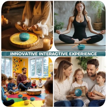 Facmogu Mini Garden Rain Drum - 6 Notes Steel Instrument