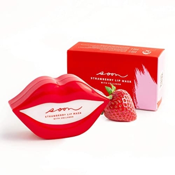 Strawberry Lip Mask Hydration Anti-Aging Soon Skincare