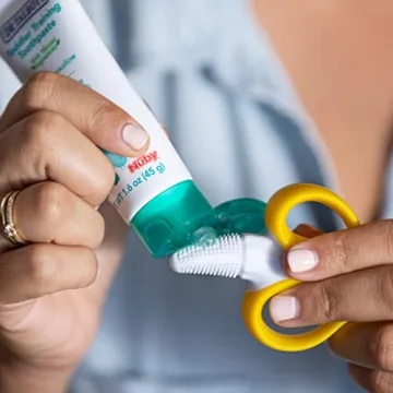 Nuby NanaNubs Banana Massaging Toothbrush for Teething Babies