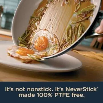 Ninja Ceramic Pro 12" Fry Pan - Non-Toxic, Durable Cookware for Everyday Chefs
