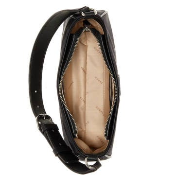 GUESS Little Bay Black Shoulder Bag Gold Hardware