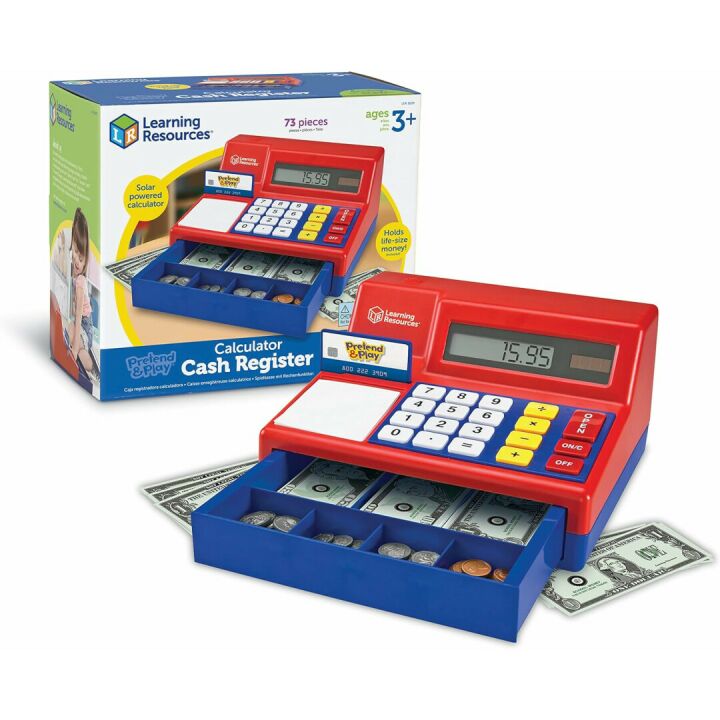 Kids Educational Cash Register Toy for Math Skills