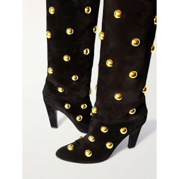 Fashionable Studded Over the Knee Boots for Women