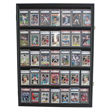 Pro UV Graded Sports Card Display Case with Lock