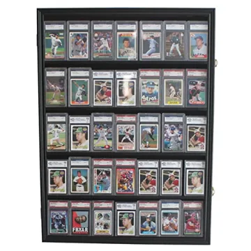 Pro UV 35 Graded Sports Card Display Case - Holds 5.5” Graded Sport Cards with UV Protection Clear...