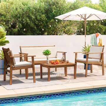 Greesum Outdoor Patio Furniture Set - Stylish and Durable