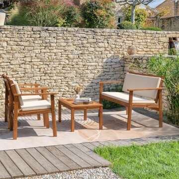 Greesum Outdoor Patio Furniture Set - Stylish and Durable