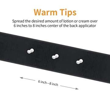 Self Tanning Lotion Applicators For Your Back, Easy Self Application of Lotions, Mousses and Creams to Entire Back, Self Tanner Applicator Easily Reach Hard Points, Perfect Companion For Tanning Mitt