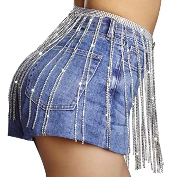 Hoyuwak Rhinestone Waist Chain - Dazzling Body Jewelry Gift