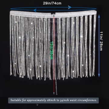 Hoyuwak Rhinestone Waist Chain - Dazzling Body Jewelry Gift