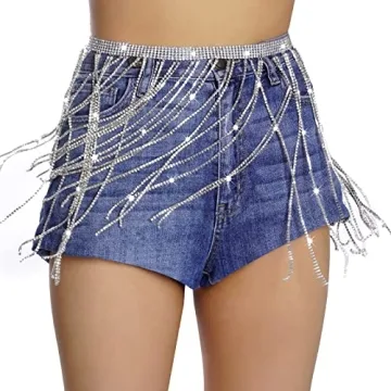 Hoyuwak Rhinestone Waist Chain - Dazzling Body Jewelry Gift