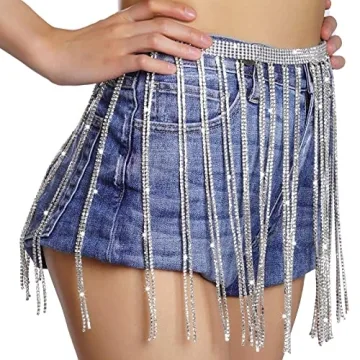 Hoyuwak Rhinestone Waist Chain - Dazzling Body Jewelry Gift