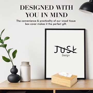 Bamboo Tissue Holder - Stylish and Eco-Friendly Design