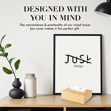 Bamboo Tissue Holder - Stylish and Eco-Friendly Design