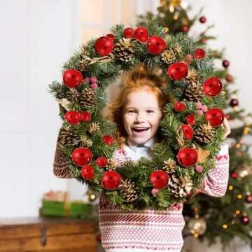 Zubebe Christmas Bells - 24 Pcs Metal Sleigh Bell Ornaments