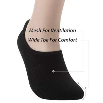 Pro Mountain Wide Toe Box Running Socks for Men