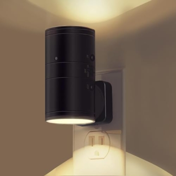 Night Light Plug into Wall, Dimmable Dusk to Dawn Sensor Led Night Light,Adjustable Brightness and C...