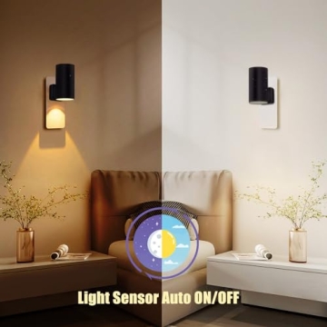Dimmable LED Night Light with Dusk to Dawn Sensor