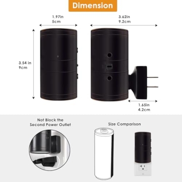 Dimmable LED Night Light with Dusk to Dawn Sensor