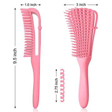 Beature Detangling Brush 2Pcs for Perfectly Smooth Curly Hair