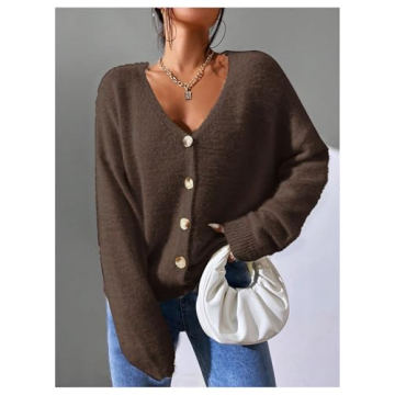 SHENHE Women's Stylish Knit Cardigan - Comfort & Fashion