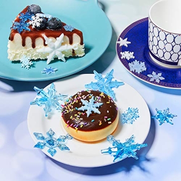 Patelai 3 Pcs Snowflake Silicone Mold Set for Crafts