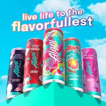Alani Nu Variety Pack: Flavored Energy Drinks with 200mg Caffeine