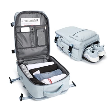 WONHOX Large Travel Backpack for Easy Carry on Flights