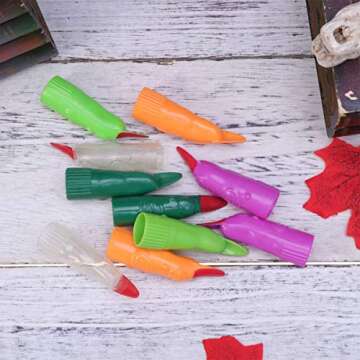 20pcs Fake Witch Nails for Halloween Parties & Pranks