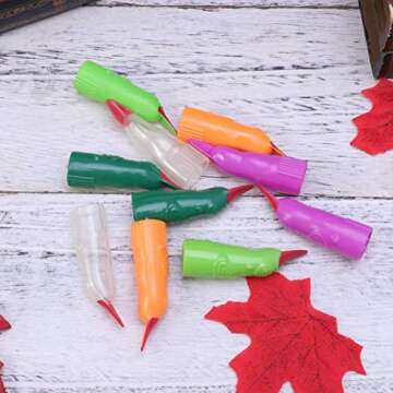 20pcs Fake Witch Nails for Halloween Parties & Pranks