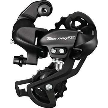 Shimano Rear Derailleur, RD-TX800, 7/8 SPD, Direct Attach, Black