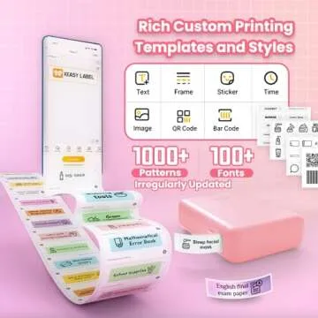 Vretti Label Maker: Portable Bluetooth Printer for Labeling