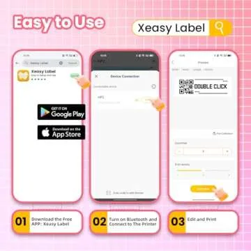Vretti Label Maker: Portable Bluetooth Printer for Labeling