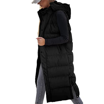 Grlasen Women's Long Quilted Vest: Stylish & Functional Winter Essential