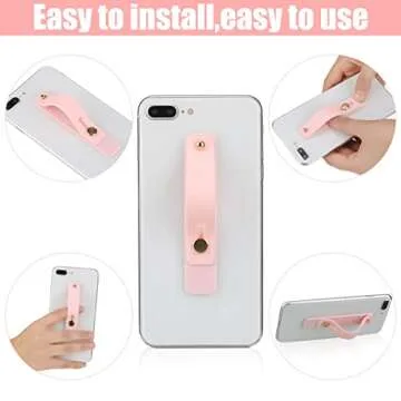 Weewooday Phone Strap Grip Holder - 6 Colorful Options