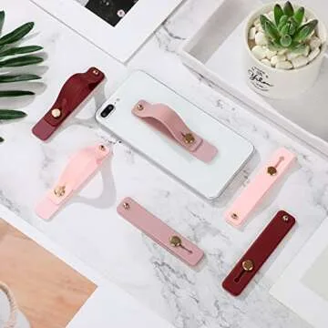 Weewooday Phone Strap Grip Holder - 6 Colorful Options