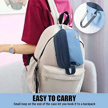 Sooez High Capacity Pencil Case, Big Pencil Bag Pouch Box Organizer Pen Case, Portable Journaling Supplies with Easy Grip Handle & Loop, Asthetic Supply for Girls Adults, Mint Green