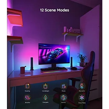 Govee Smart Light Bars with RGBICWW & 12 Scene Modes
