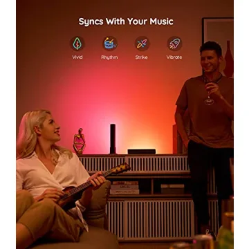 Govee Smart Light Bars with RGBICWW & 12 Scene Modes