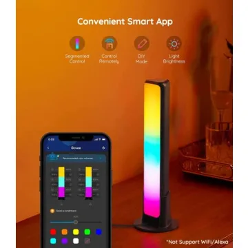 Govee Smart Light Bars with RGBICWW & 12 Scene Modes