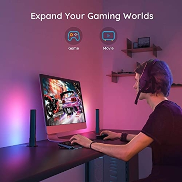 Govee Smart Light Bars with RGBICWW & 12 Scene Modes