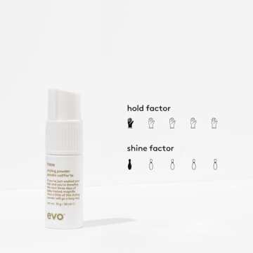 EVO Haze Styling Powder Spray Pump - Touchable Hair Texture Spray - Volumising with Matte Finish, for Fine Hair - 50ml / 10g