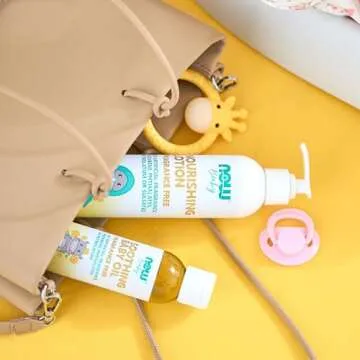 NOW Foods Baby, Nourishing Baby Lotion, Fragrance Free, Paraben Free, 8 Fluid Ounces